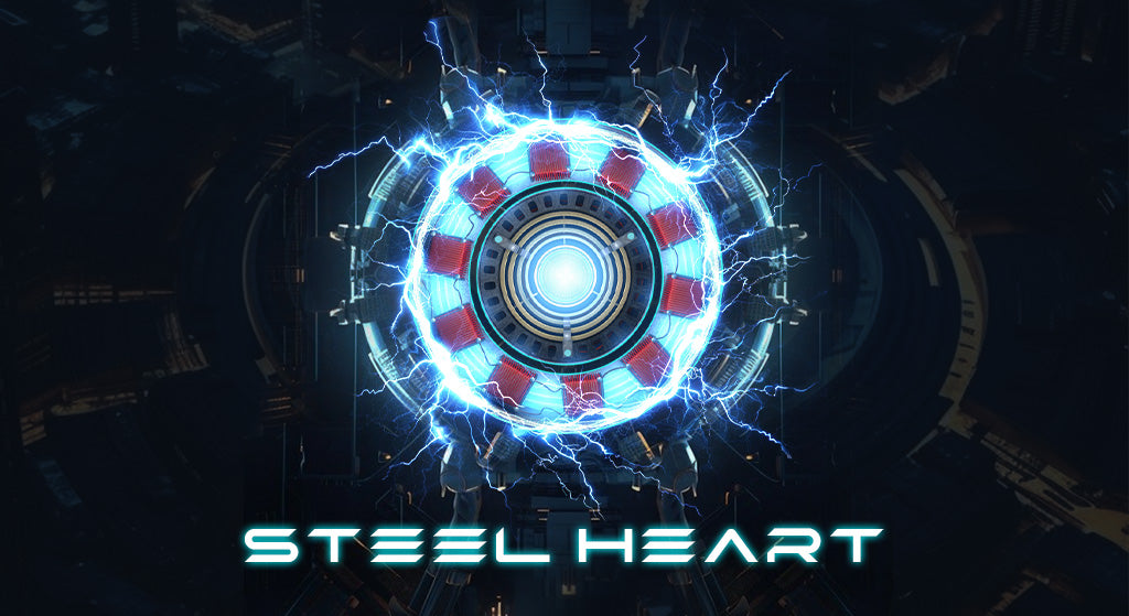 Palavox steel heart detail banner