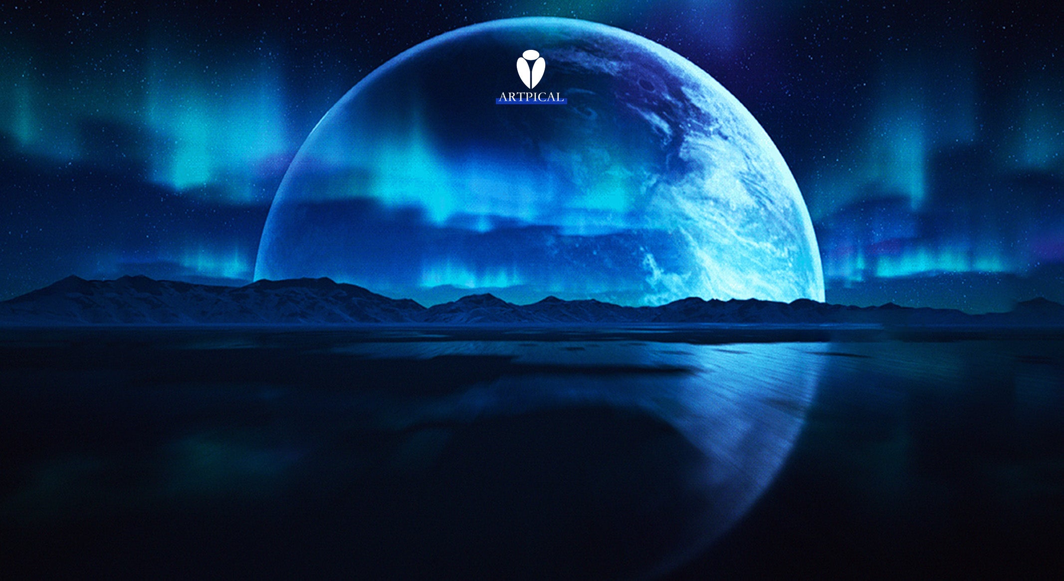 artpical Blue planet detail banner