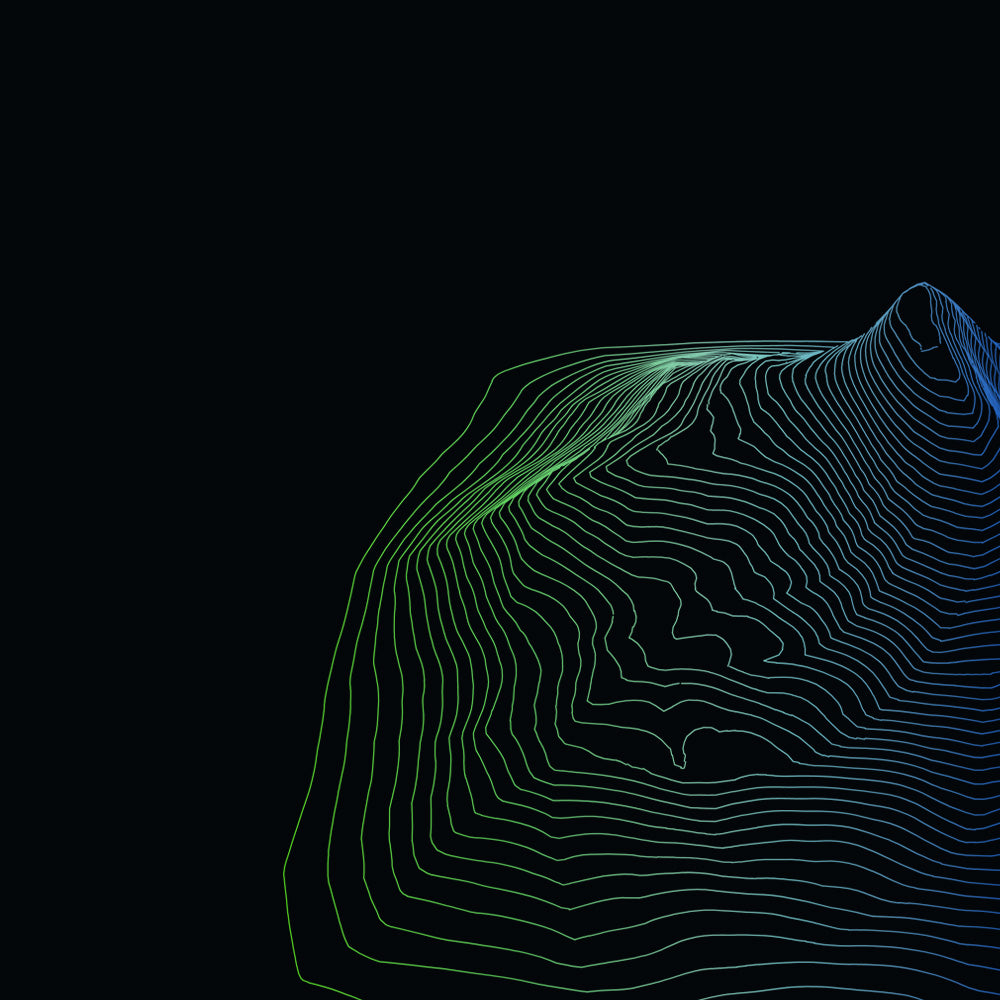 artpical Blue planet CONTOUR LINE