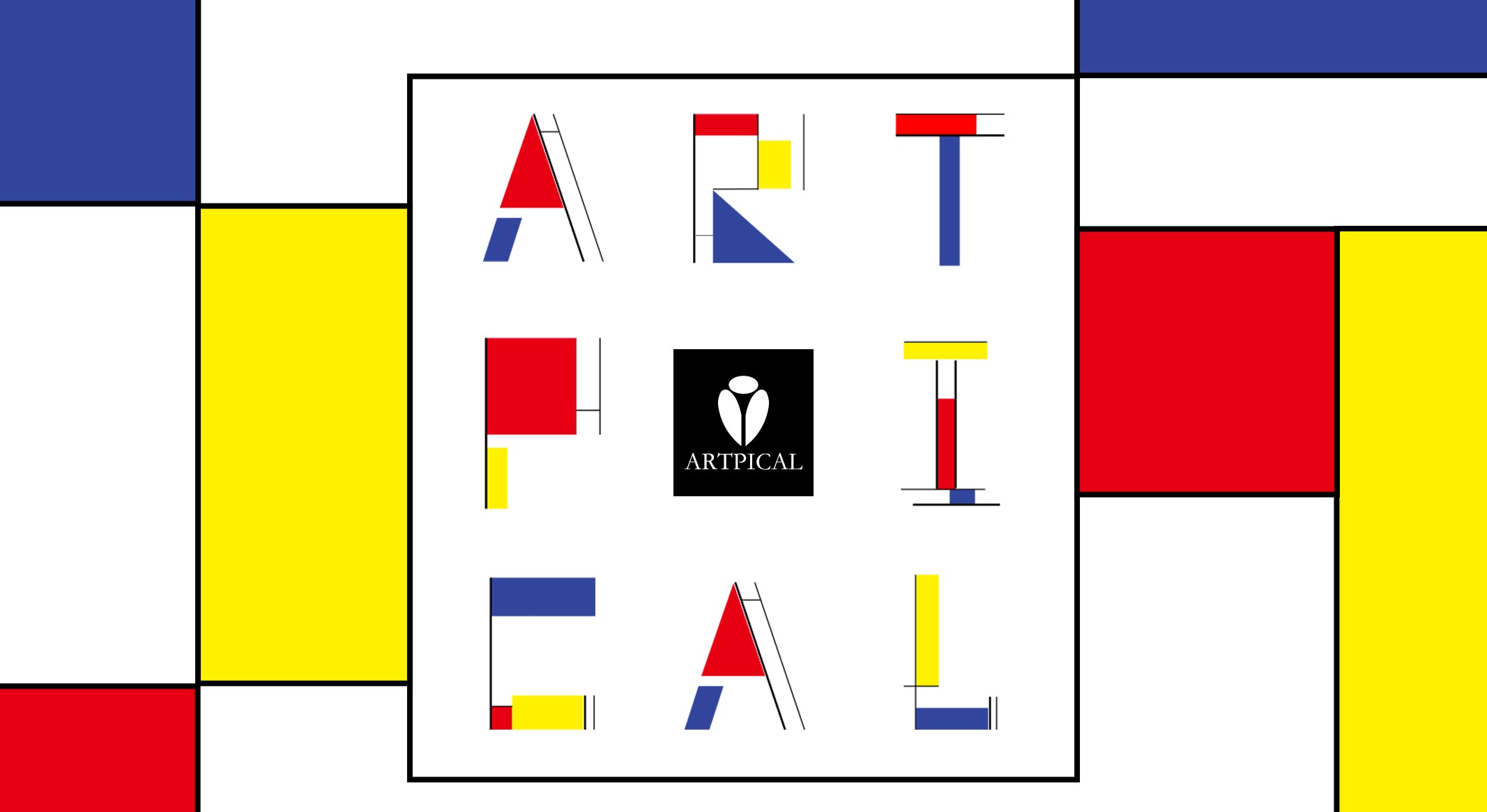artpical Mondrian detail banner