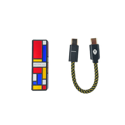 artpical Mondrian white background